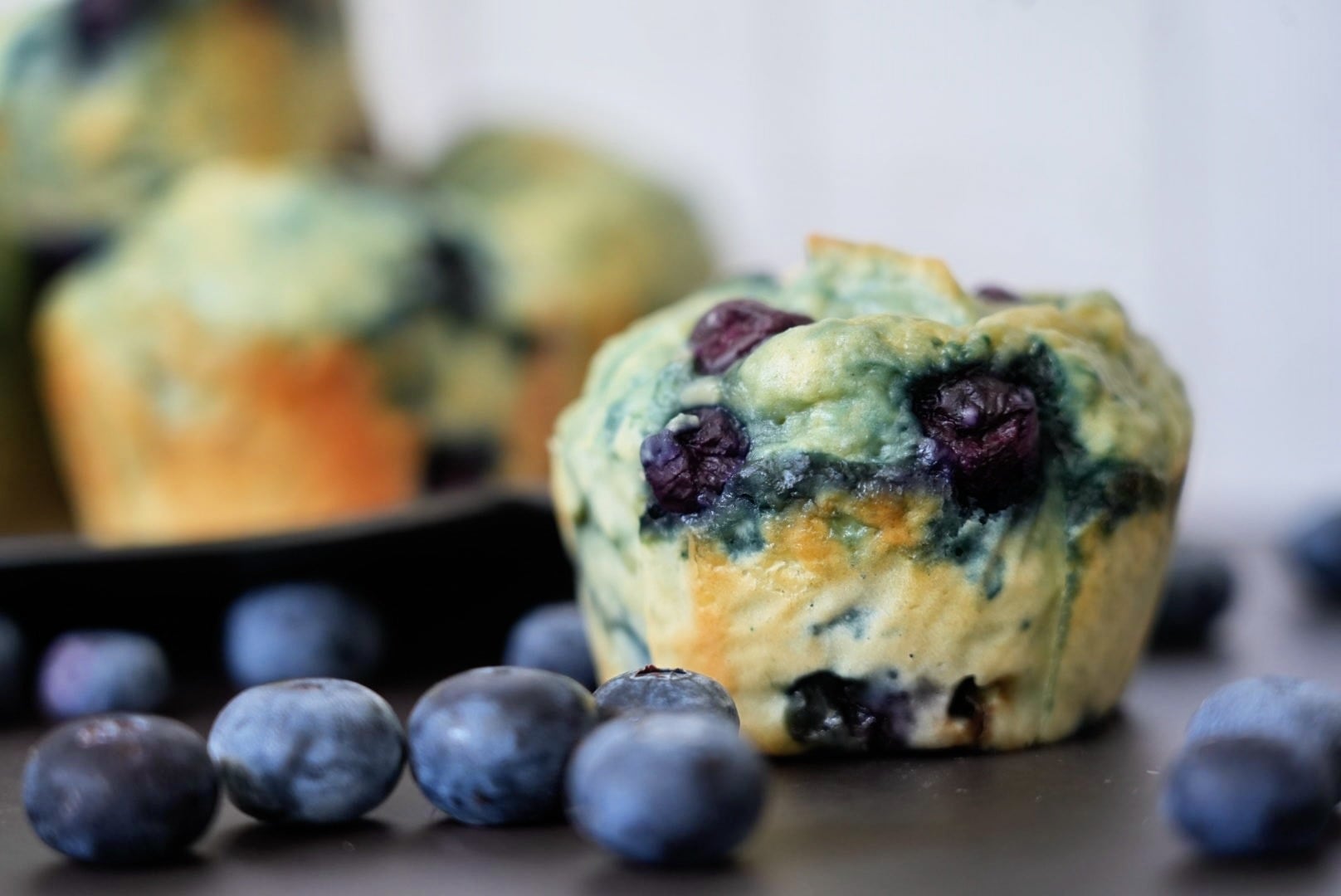 Cottage Cheese Blueberry Muffins Landscape