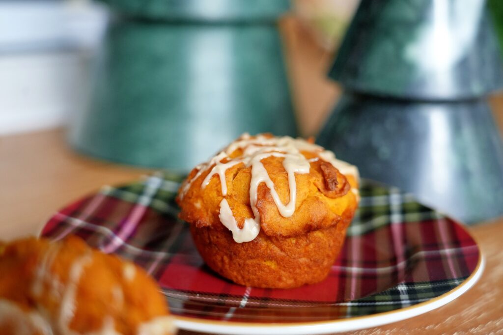 Christmas Gluten Free Pumpkin Muffin