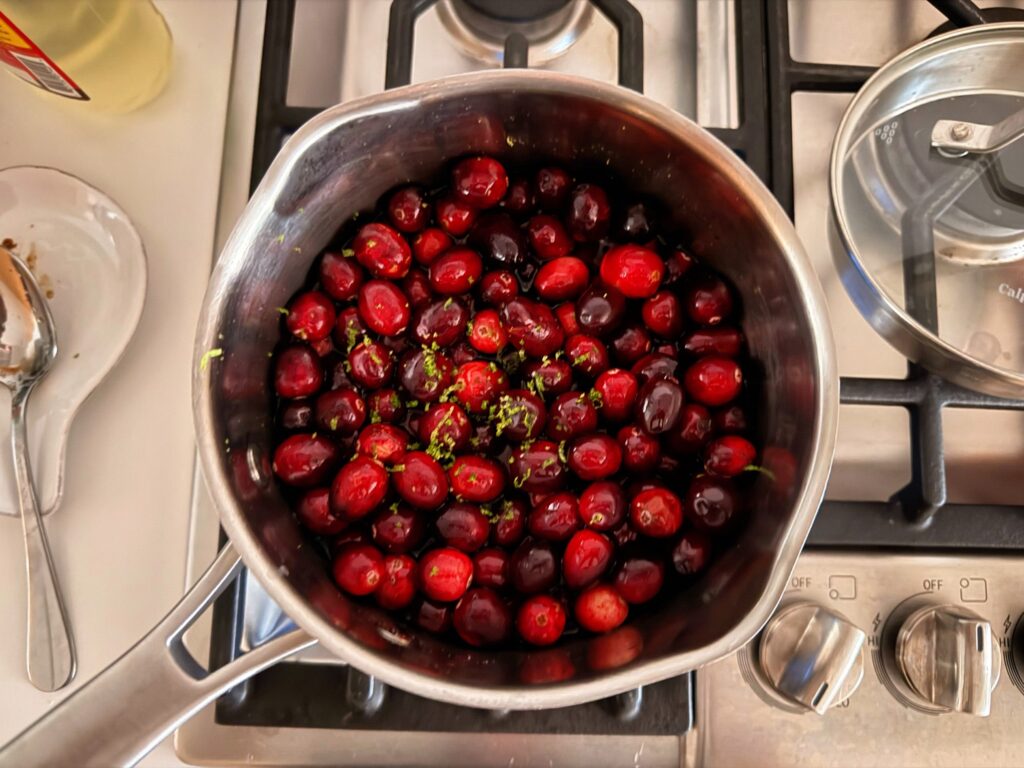Cranberry and Lime Guava Topping for the Cheesecake