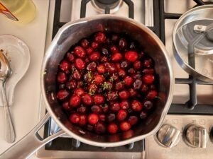 Cranberry and Lime Guava Topping for the Cheesecake