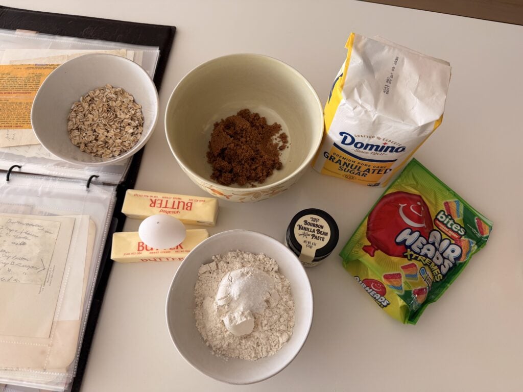 Gum Drop Cookie Ingredients