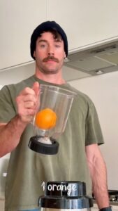 Whole Orange Blender Cake Step 1