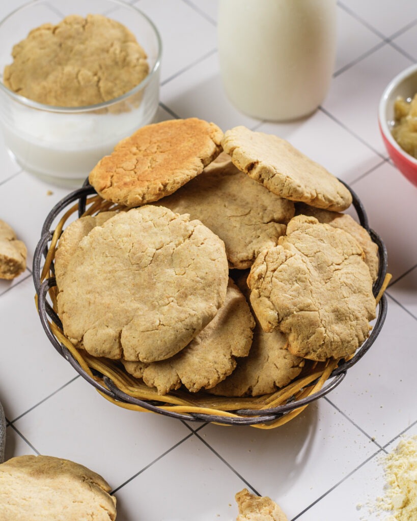 Basket of Protein Cornbread Cookies