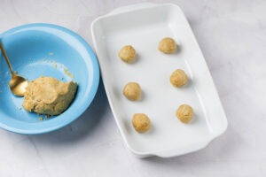 Unbaked Cornbread Cookie Dough Balls