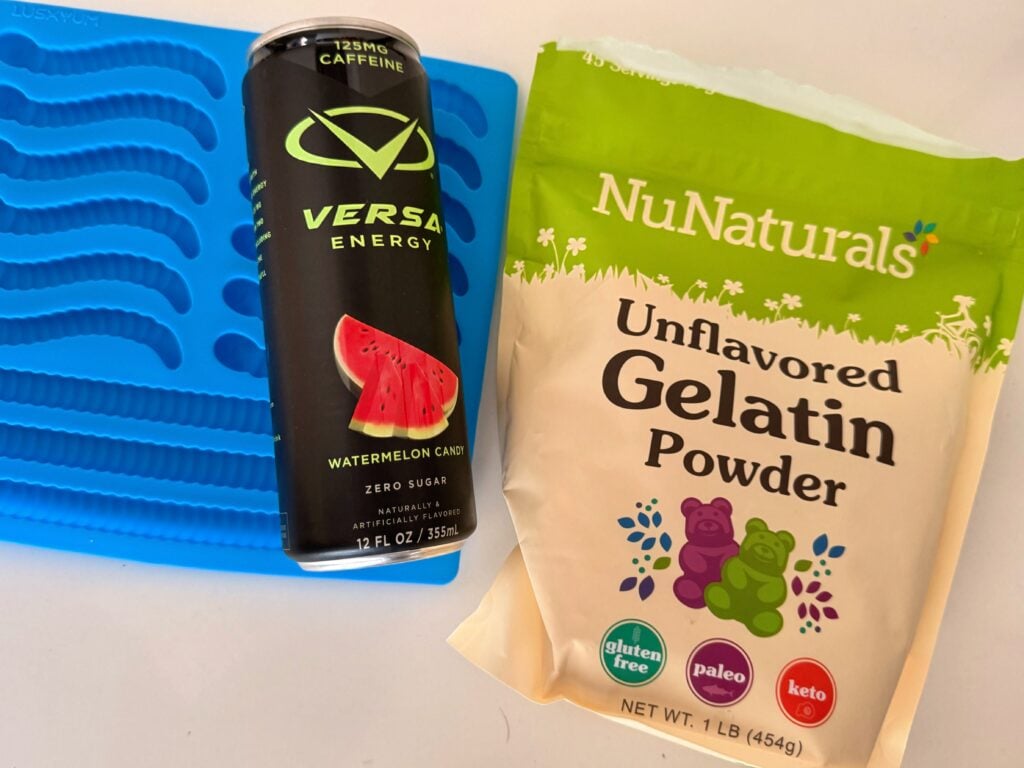 Energy Drink Gummy Worm Ingredients