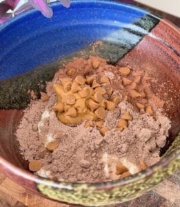 Peanut Butter Chips for Brownie Batter