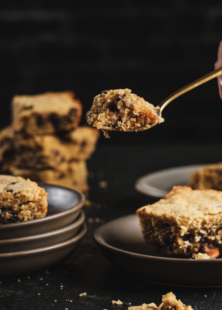 Protein Blondie on Spoon