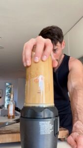 Blending Whole Orange Smoothie