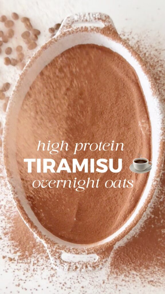 Gluten Free Tiramisu Overnight Oats