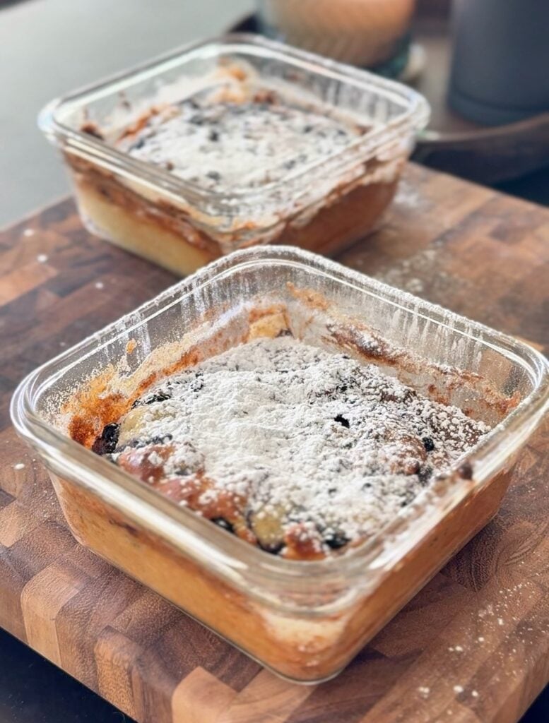 Blueberry High Protein Baked Pancake Finsihed