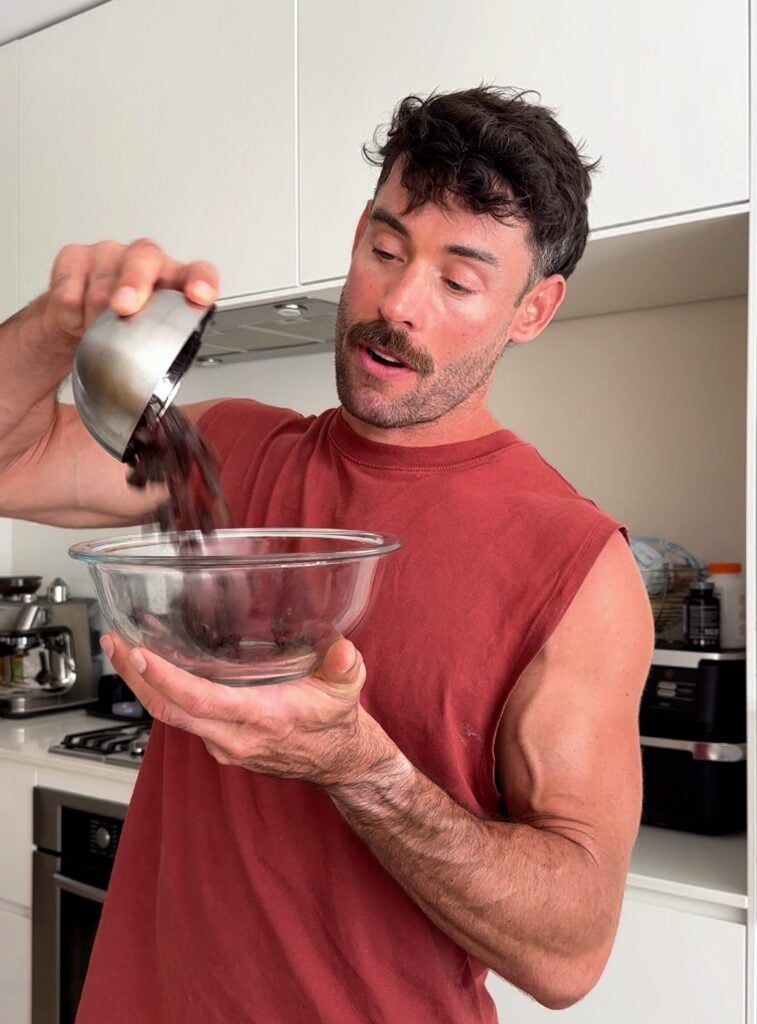 folding-raisins-into-protein-bagel-dough