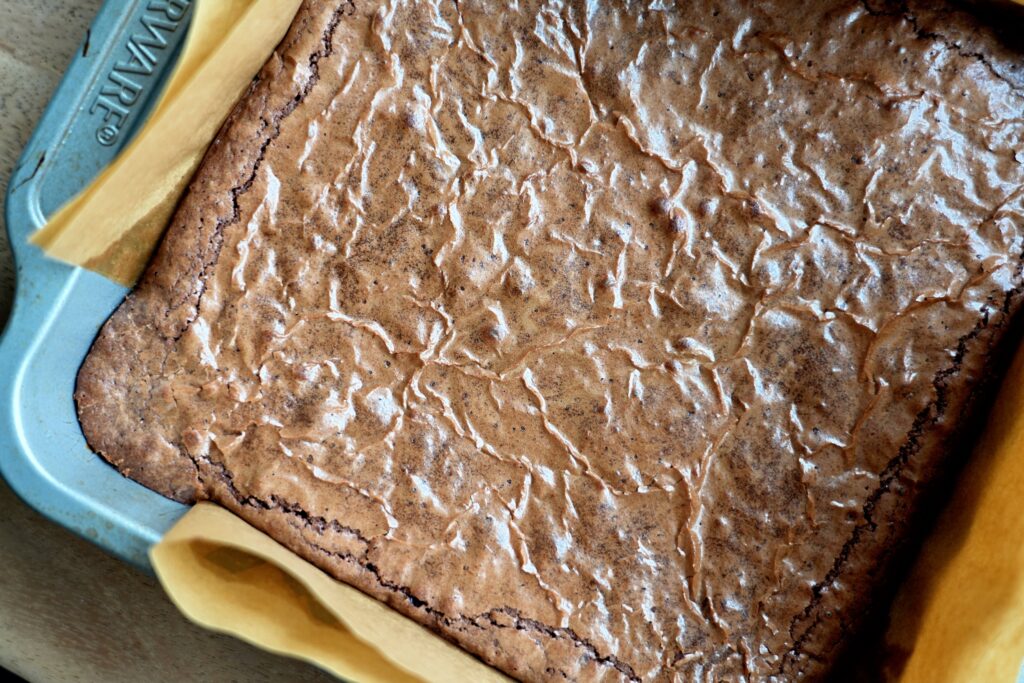 baked chewy brownies