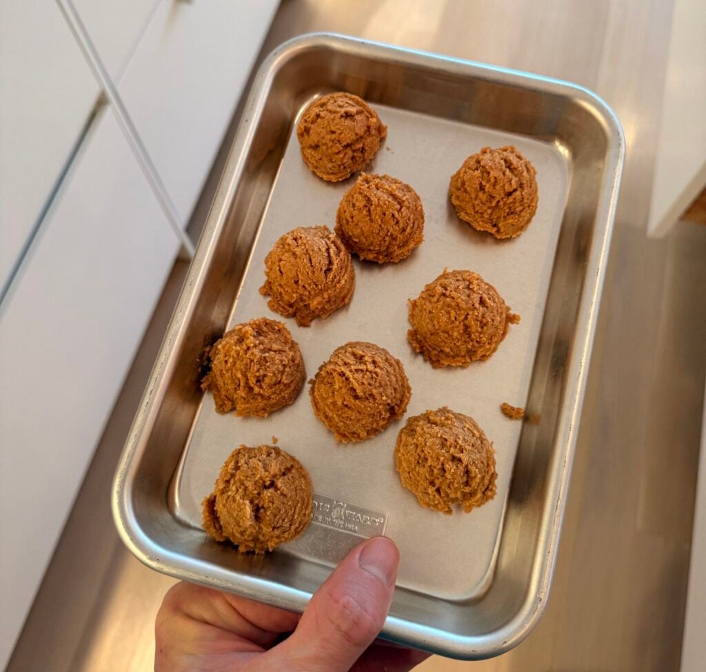 chilling dough in fridge