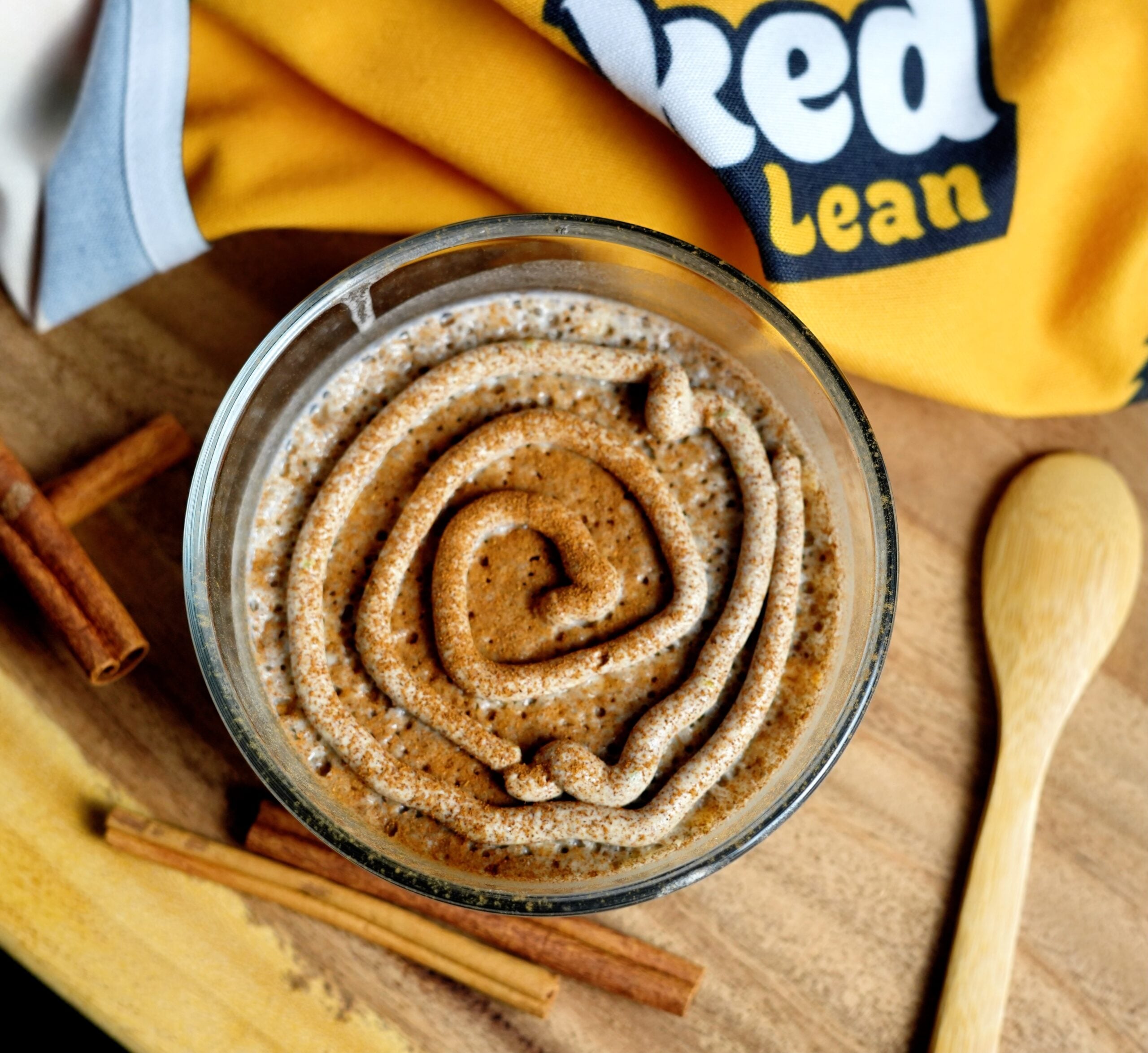 Cinnamon Protein Chia Pudding