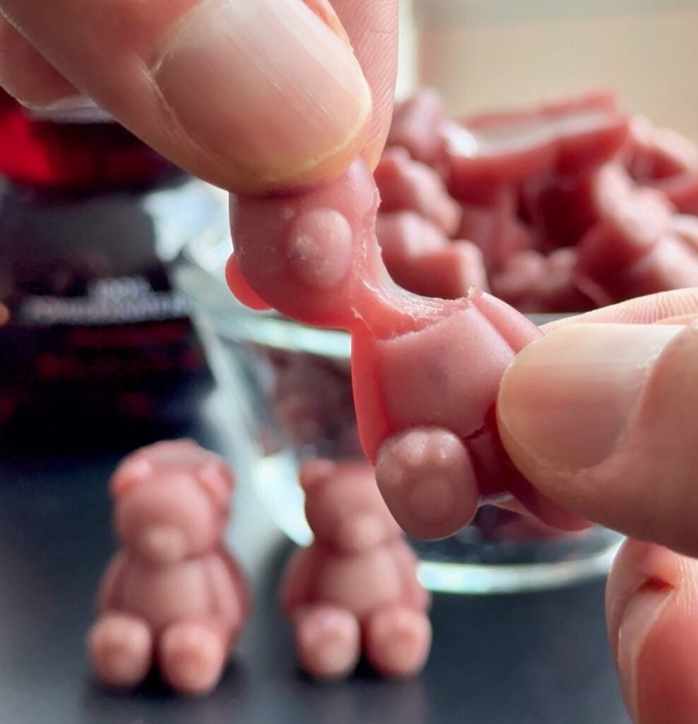 Creatine Gummy Bear Recipe bear getting head off