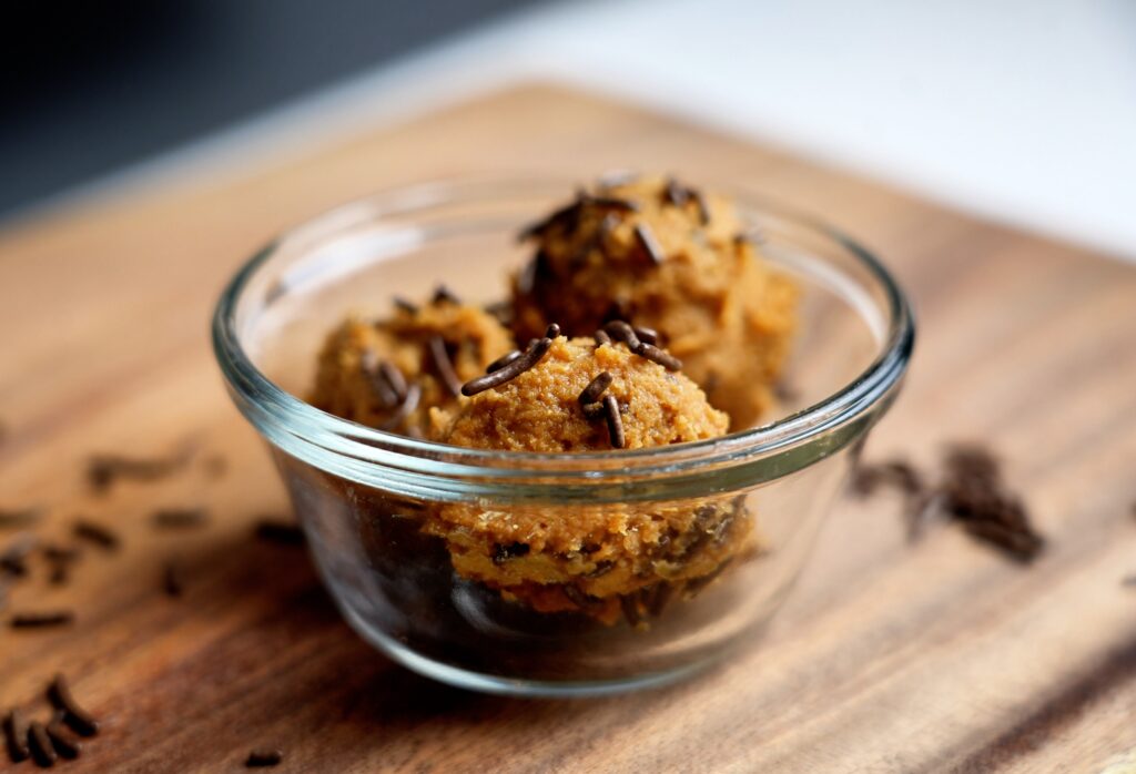 Edible Peanut Butter Cookie Dough Texture