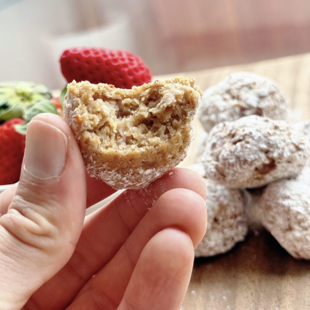 Fluffy Interior of 2 Ingredient Donut