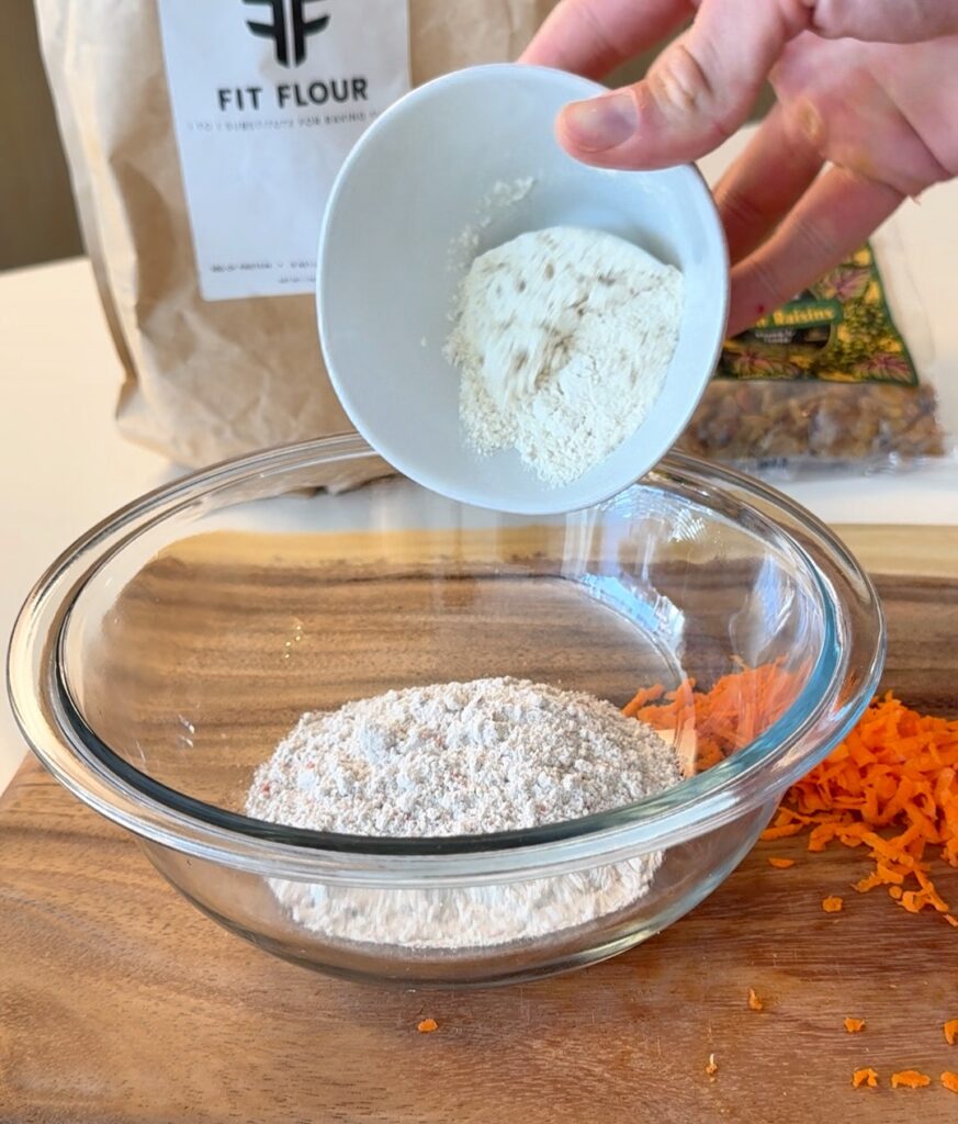 Folding Carrot Cake Protein Dough