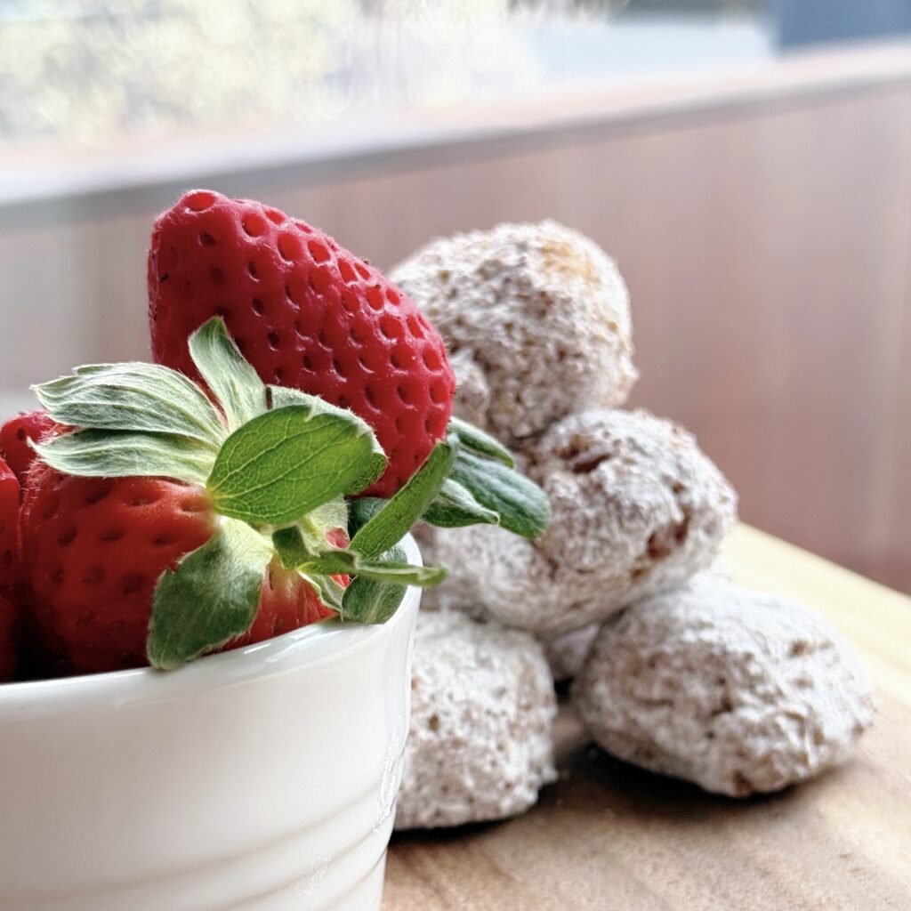 Freshly Cooked Strawberry Donuts