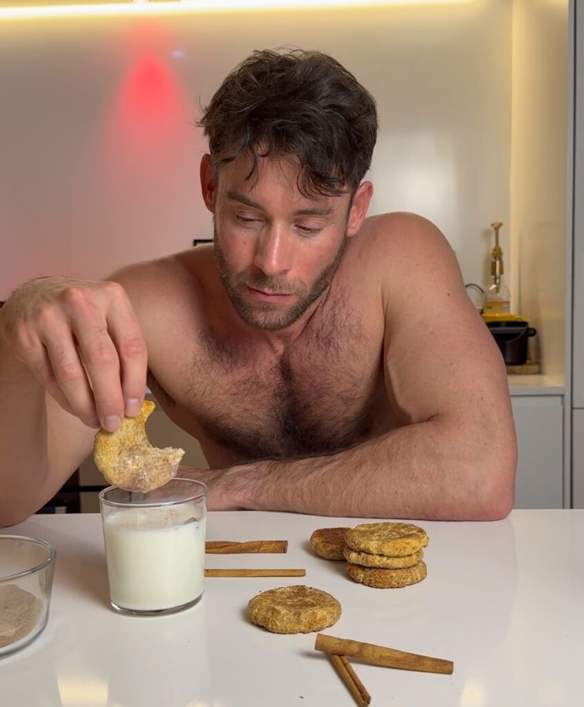 Jacob eating a cookie