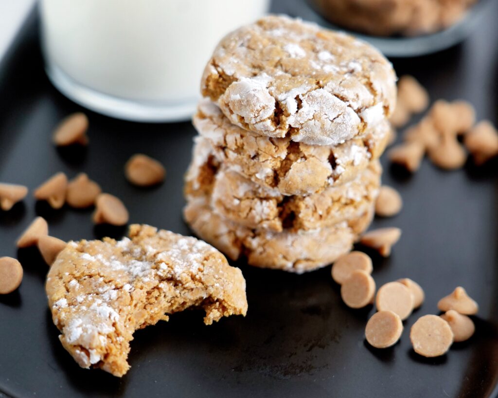 Peanut Butter Crinkle Cookies High In Protein Finished