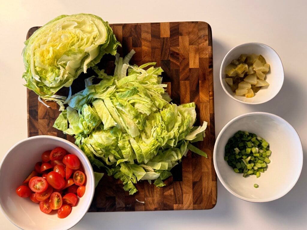 Potato Burger Bowl Ingredients