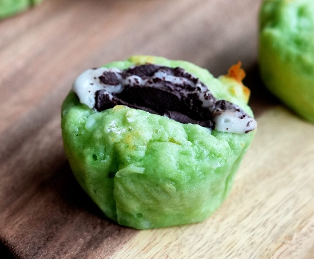 single York Peppermint Muffins spread on board Sunlight