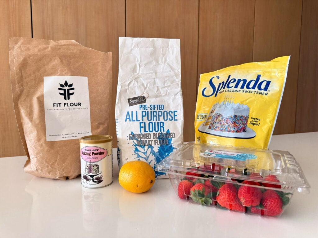 Strawberry Lemonade Waffle Ingredients
