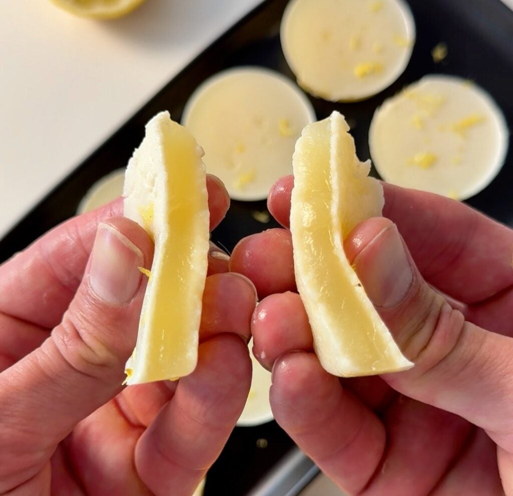 bariatric citrus weight loss gummies close up sliced