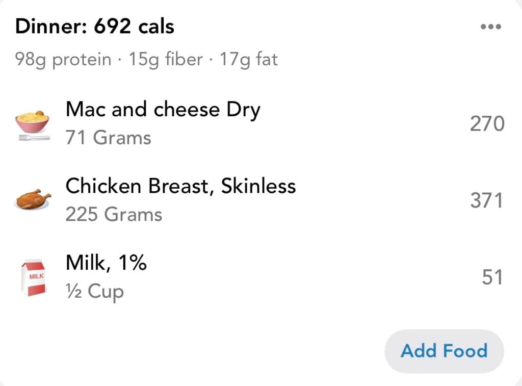 bbq chicken high protein mac and cheese nutrition