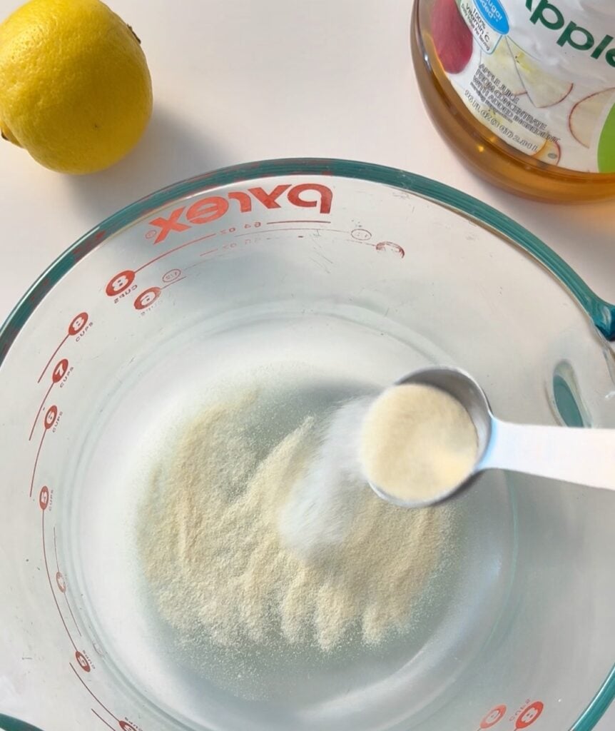 blooming the gelatin