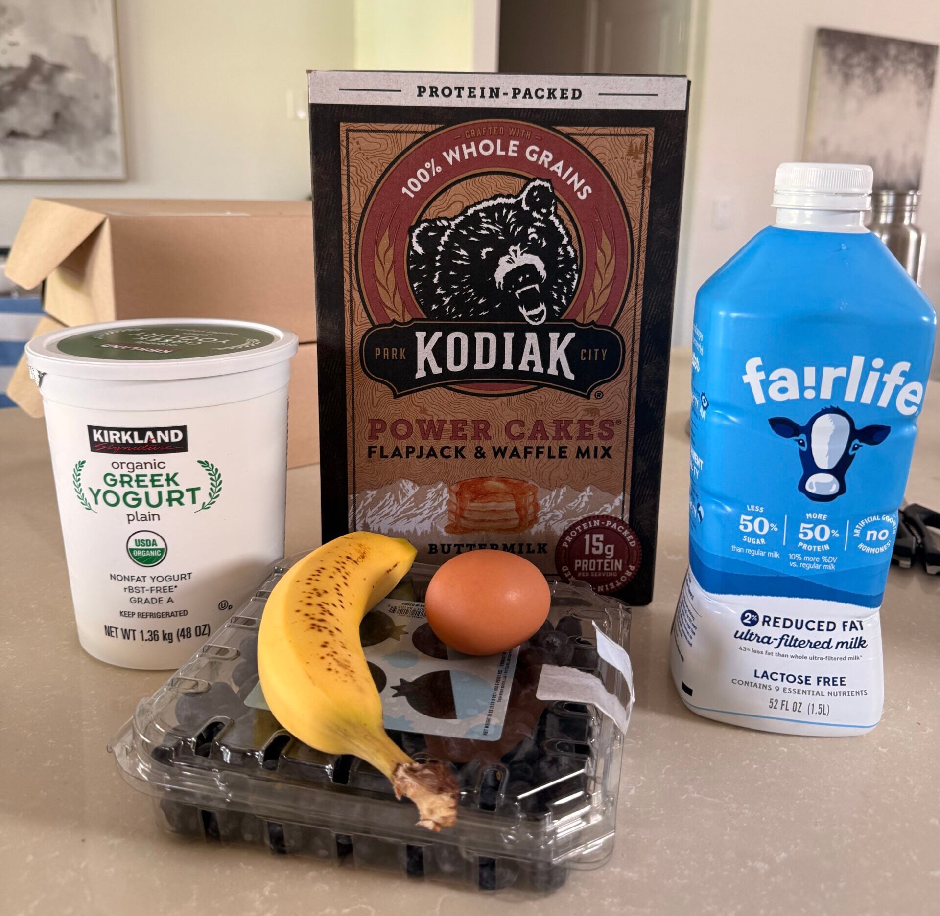 blueberry muffin ingredients