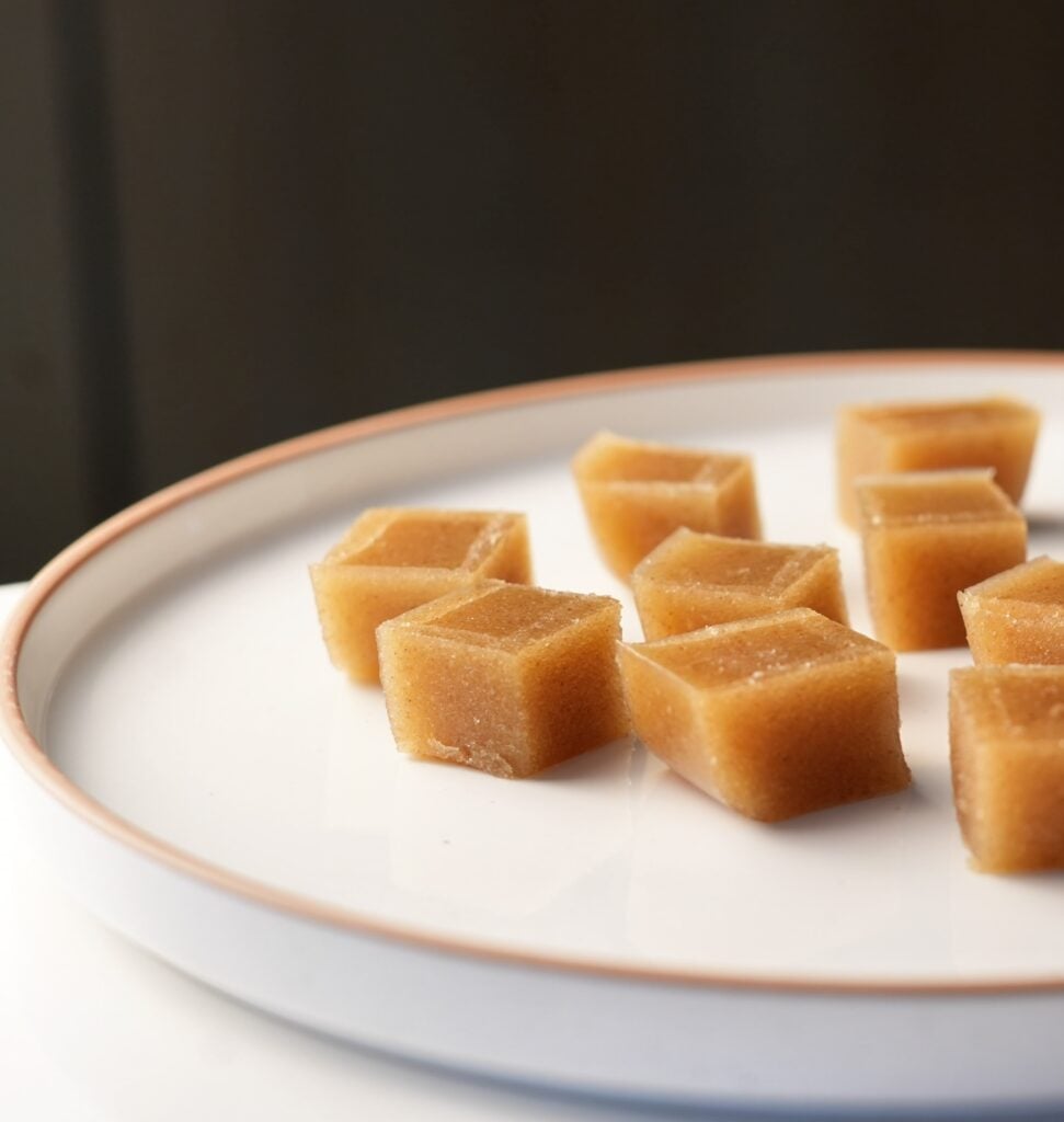 fiber gummies for gut health plated