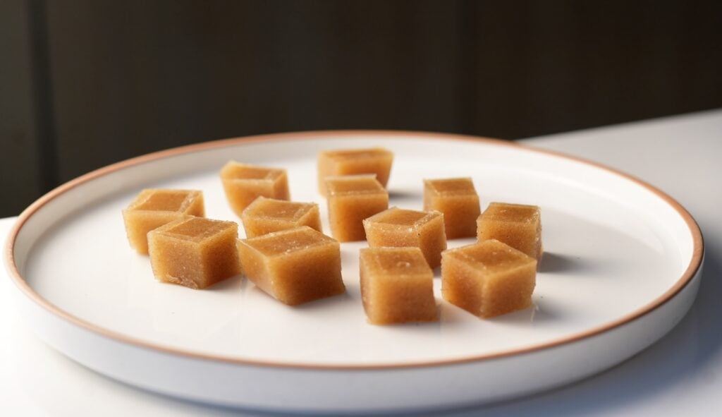 fiber gummies for gut health plated wide