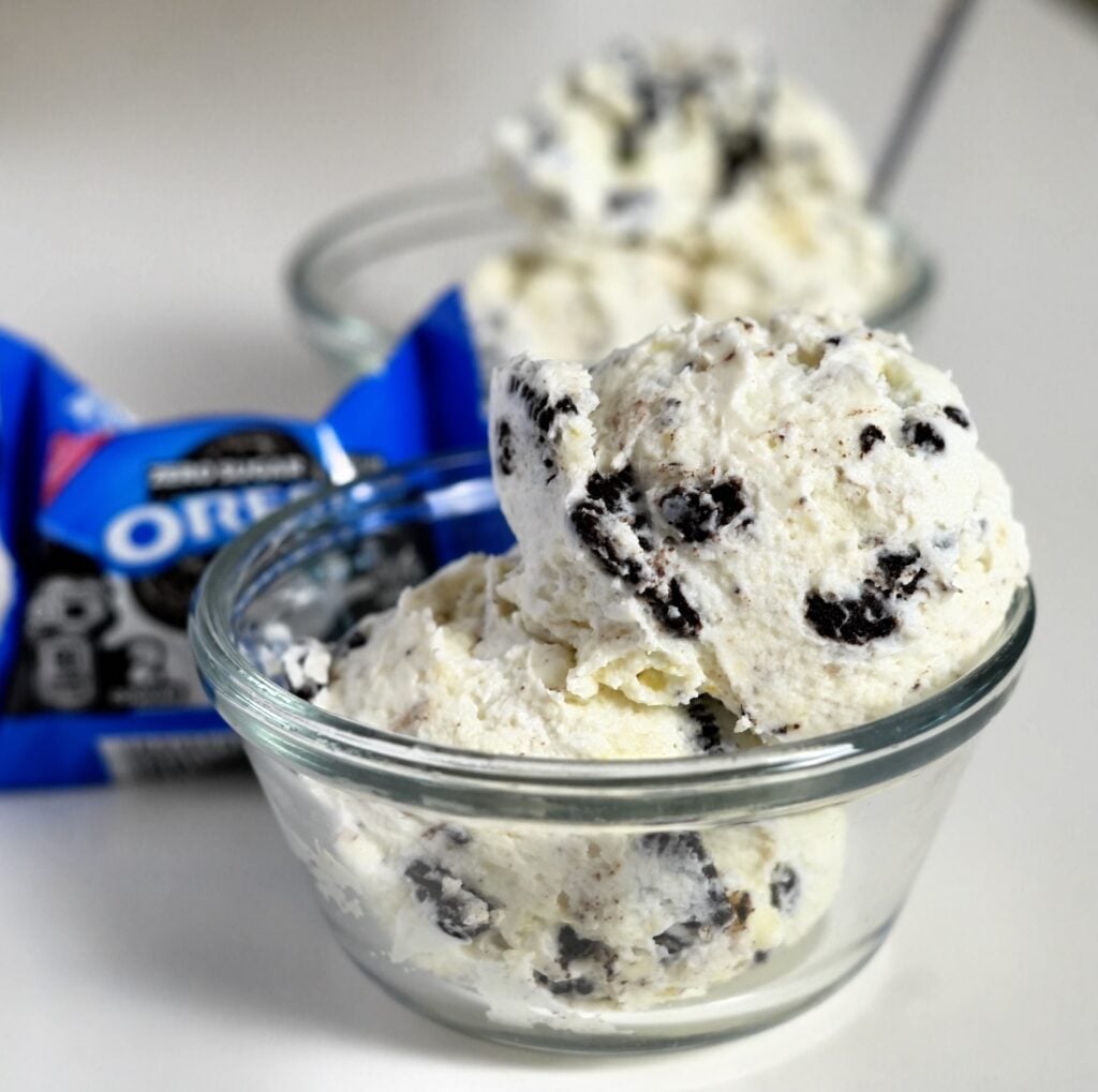 Fluffy Oreo Yogurt Finished