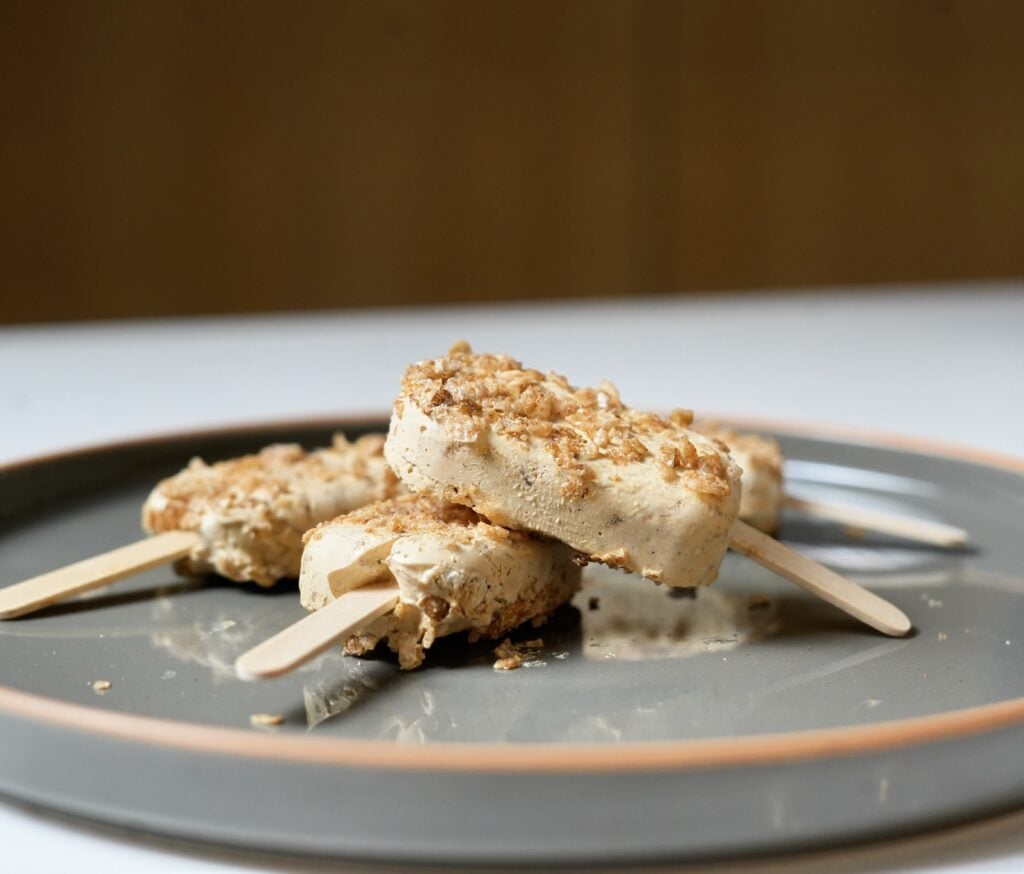 Ice Cream Bar on plate