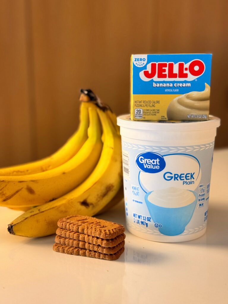 Banana cream fluffy yogurt ingredients