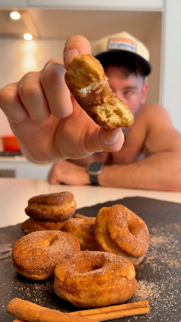 jacob eating a donut