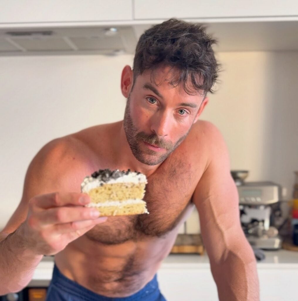 Jacob eating Cake