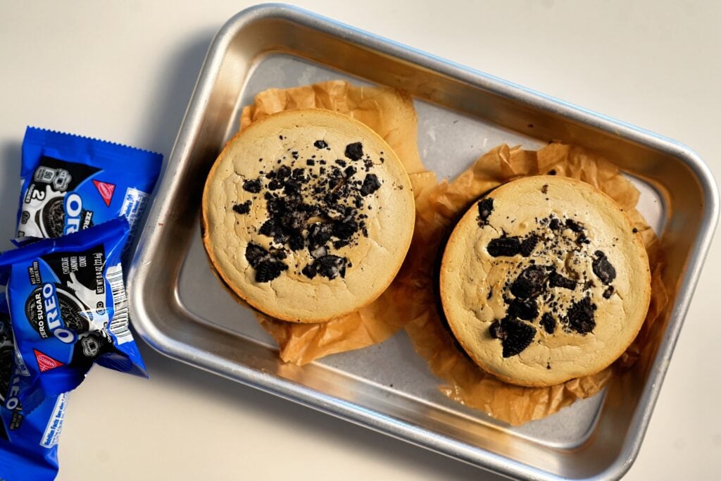 mini oreo cheesecake