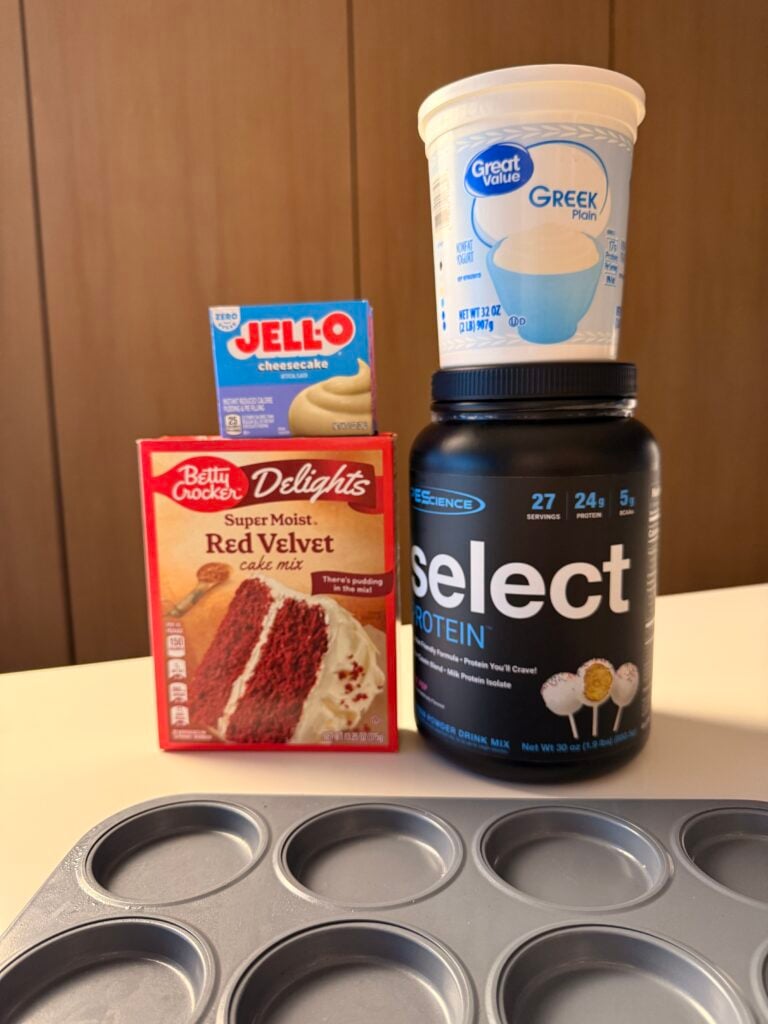 Red Velvet Muffin Top Ingredientrs