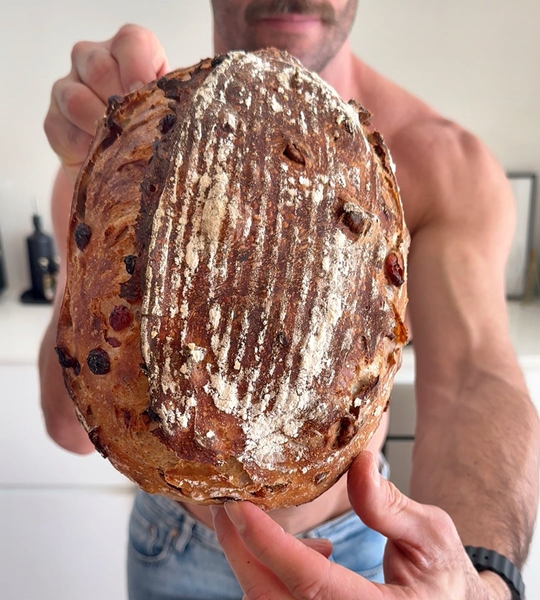 whole loaf of sourdough