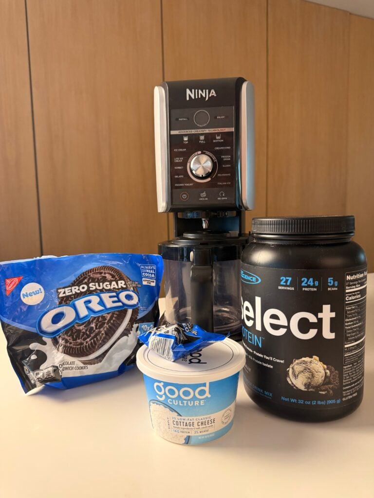 zero sugar oreo ninja creami ingredients