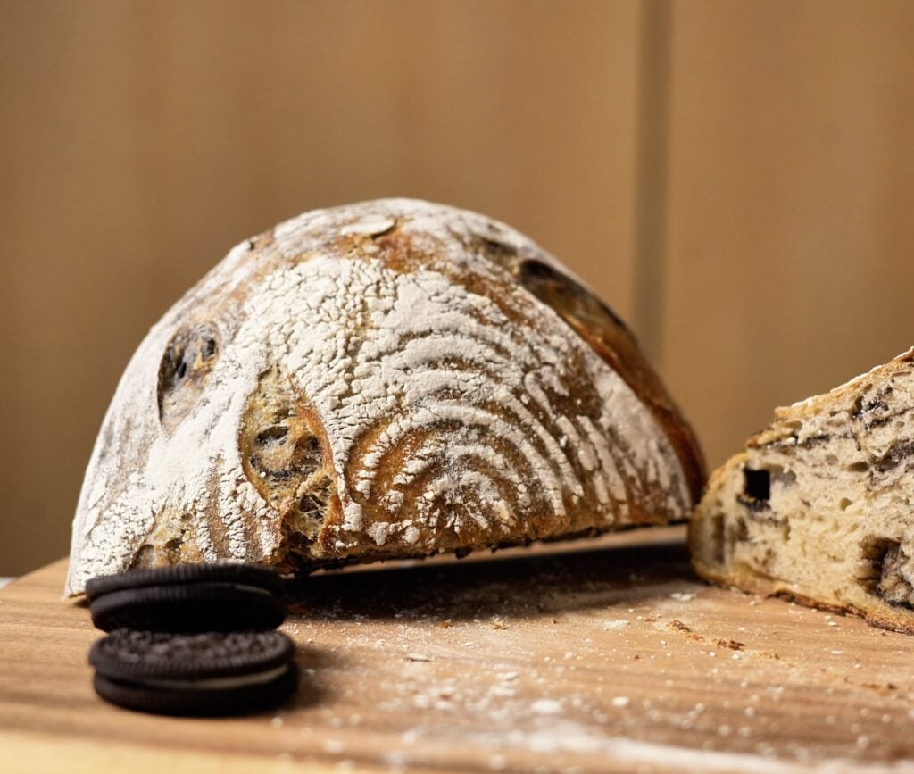 zero sugar oreo sourdough sliced
