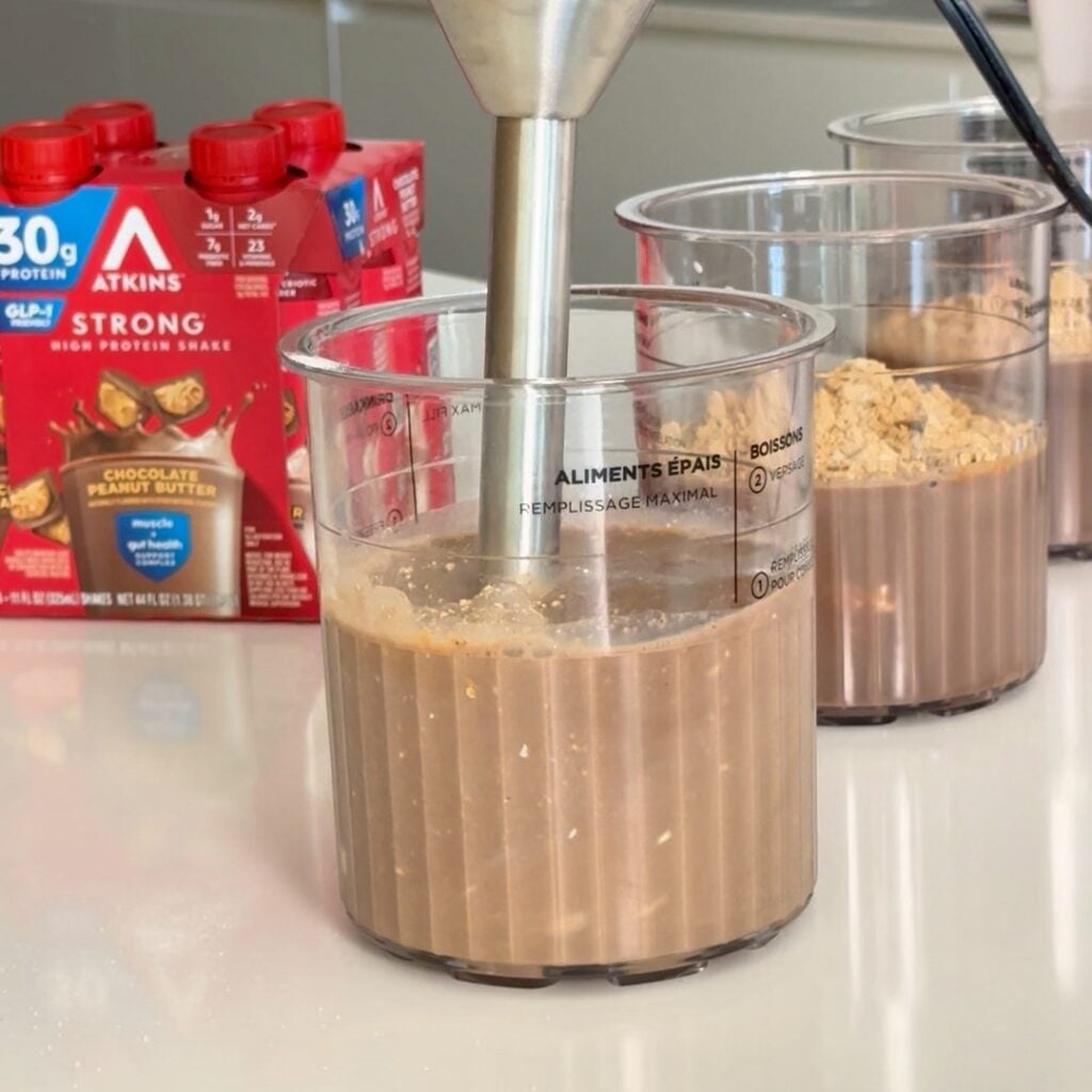 blending peanut butter chocolate ninja creami