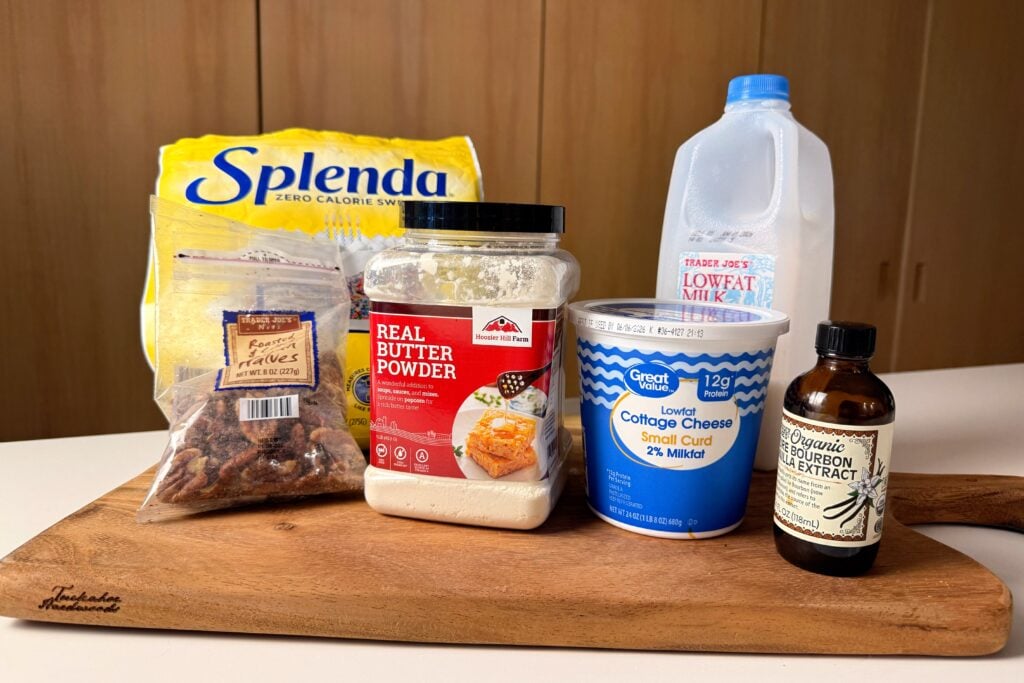 butter pecan high protein ninja creami ingredients