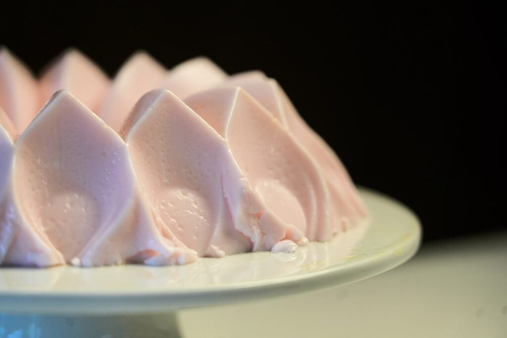 Finished Pink Gelatin Mold