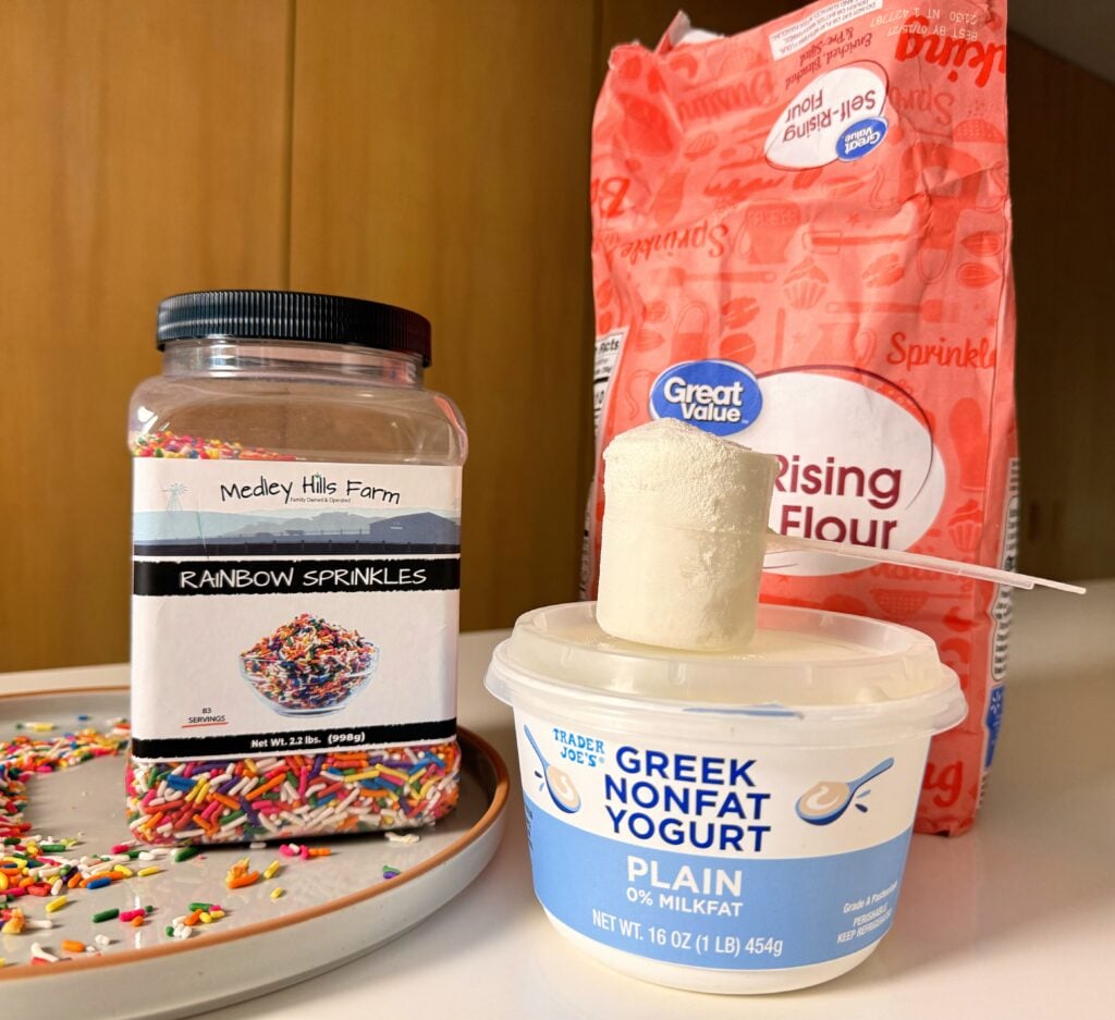 funfetti birthday cake donut hole ingredients