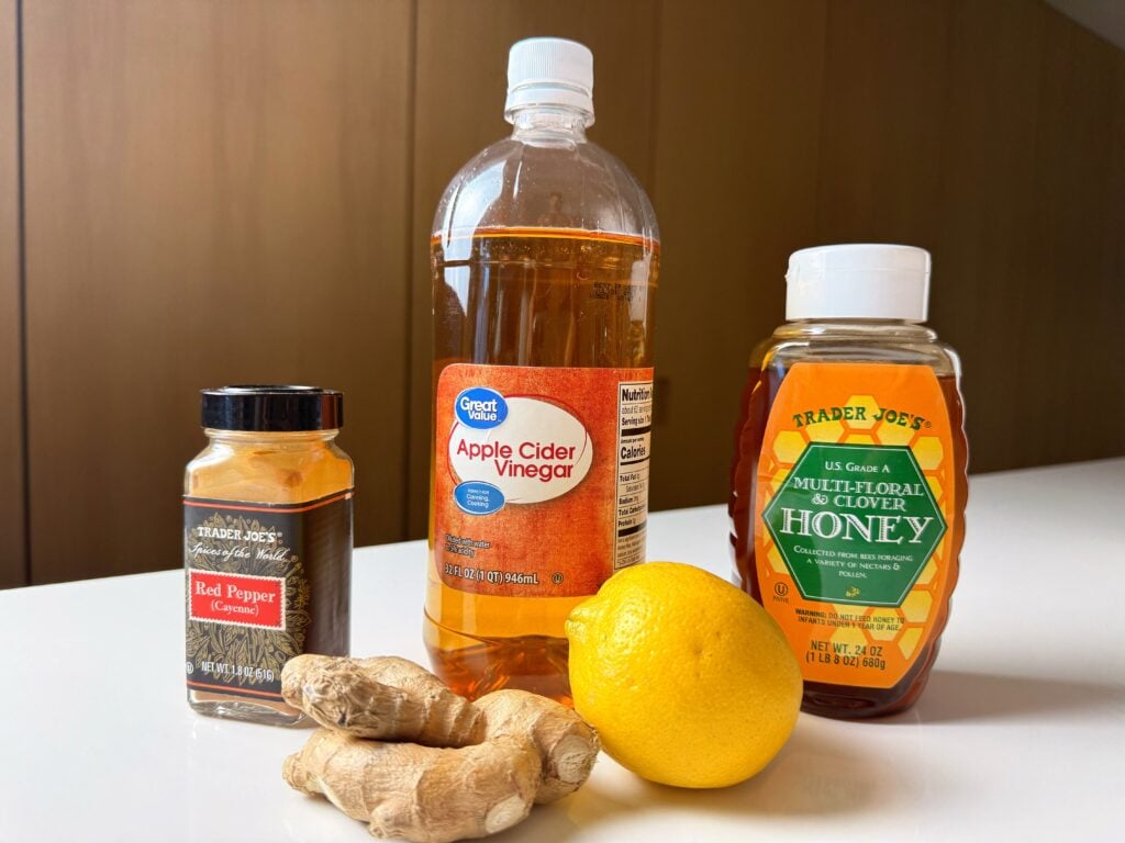 weight loss apple cider vinegar tea ingredients