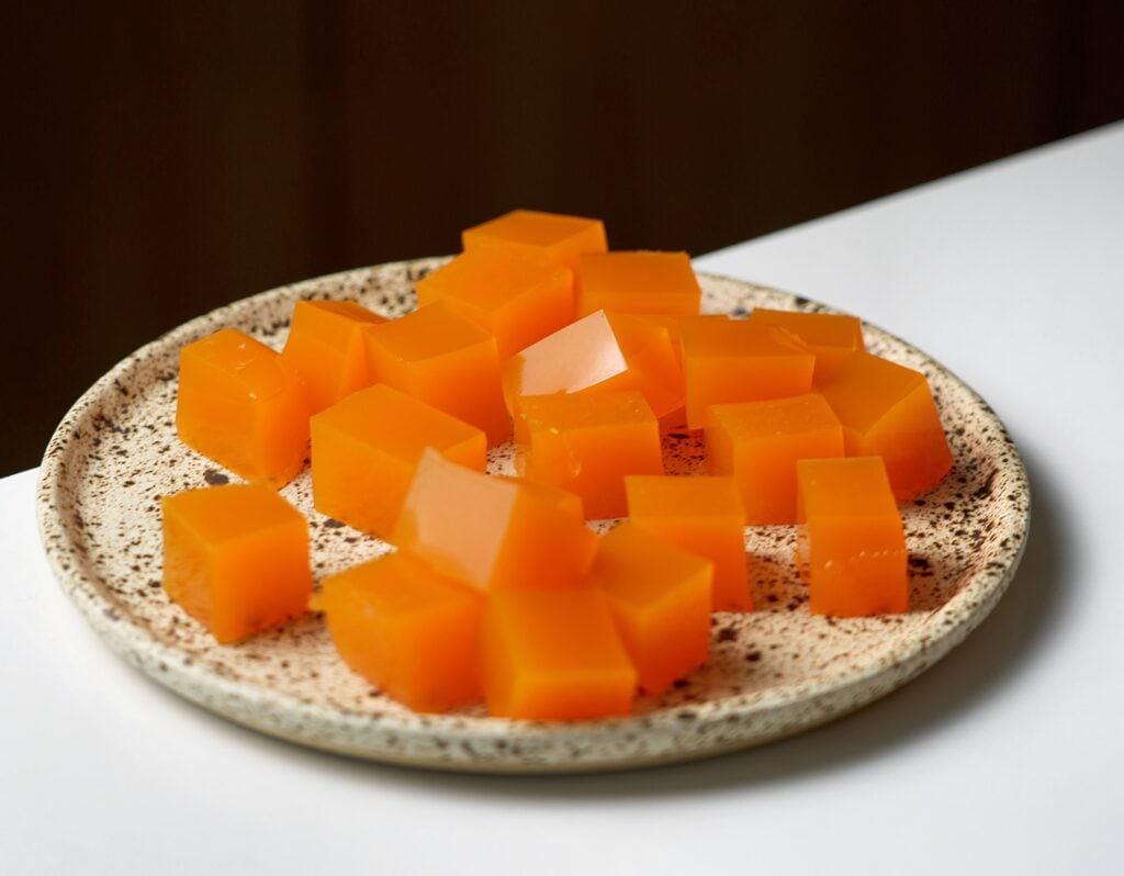 weight loss gummie on plate